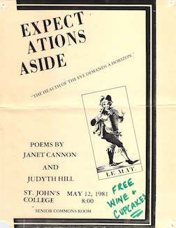 Janet Cannon Poetry Reading, Saint John's College, Santa Fe, NM, 981